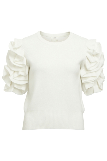Object Trui OBJDIANDRA KNIT 2/4 RE PULLOVER 138 23046315 Cloud Dancer