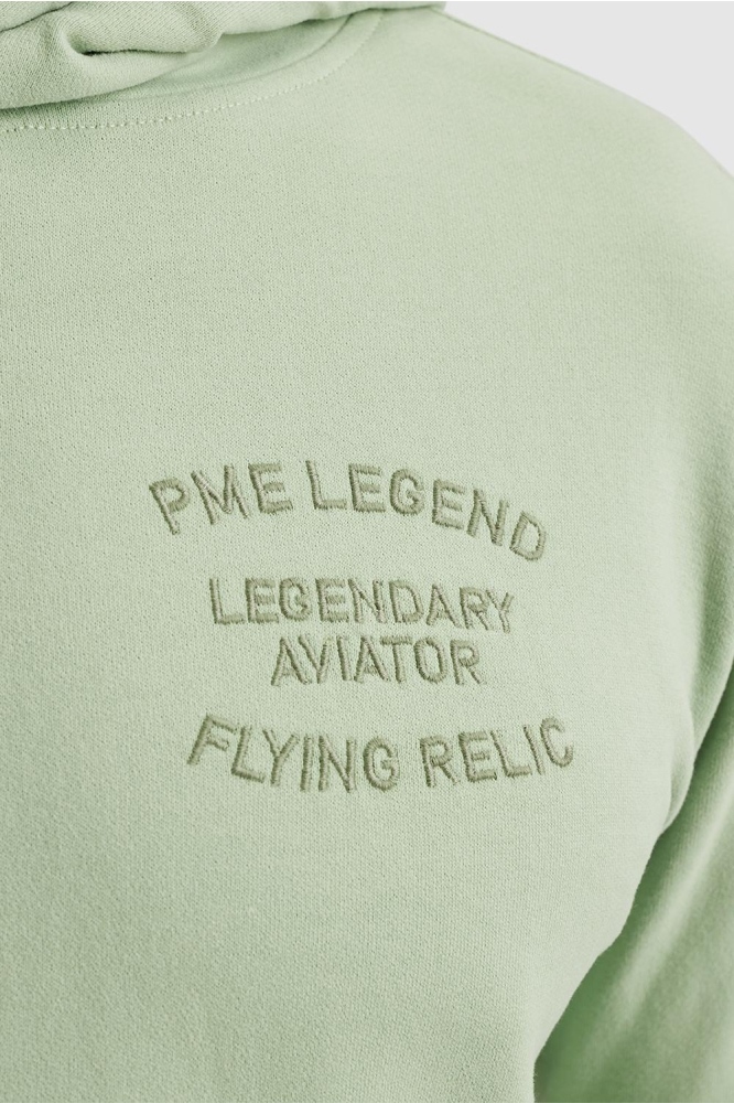 PME legend groene heren sweater | Close up