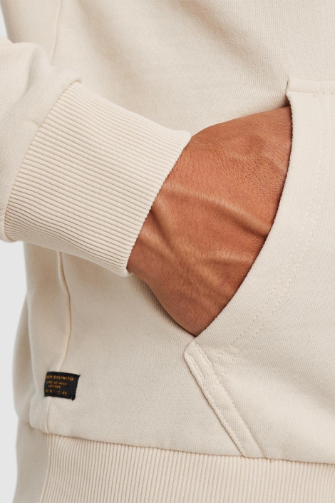 PME legend ecru heren sweater | Close up