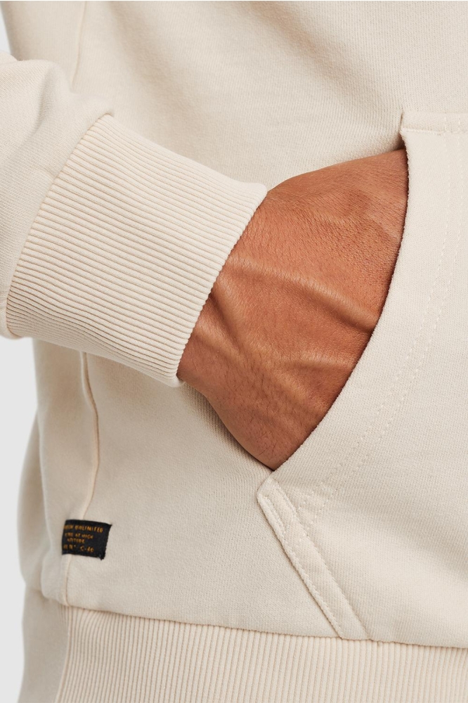 PME legend ecru heren sweater | Close up