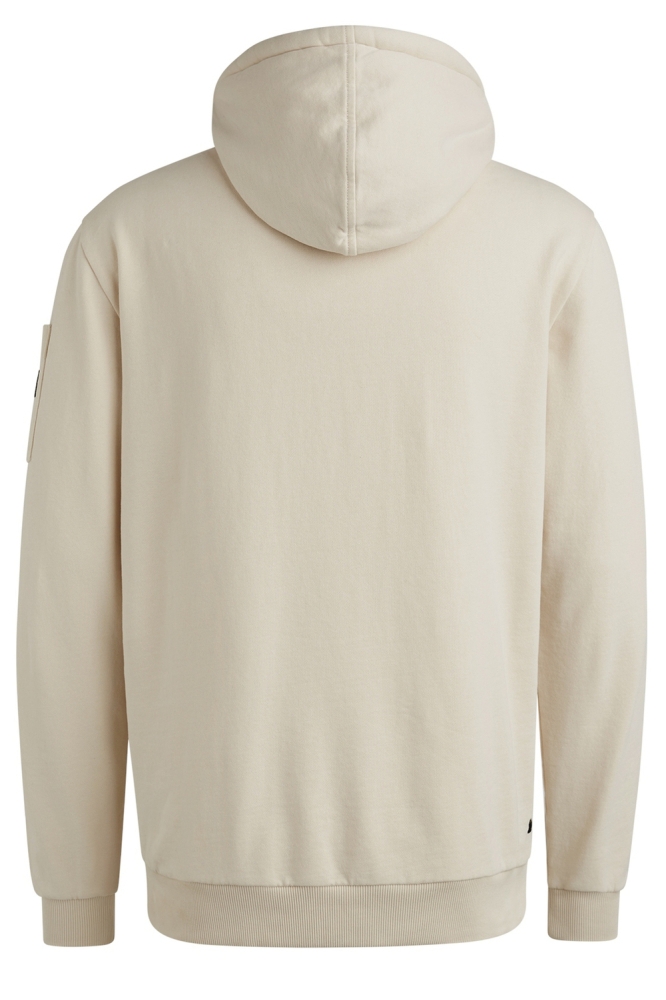 PME legend ecru heren sweater | Achteraanzicht