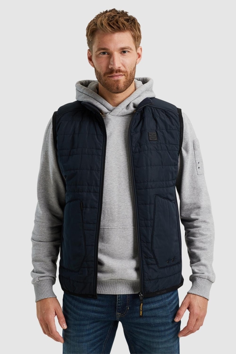 PME legend blauwe heren jas | Model vooraanzicht