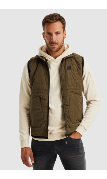BODYWARMER VAN MATERIAALMIX PBW2411486 8035