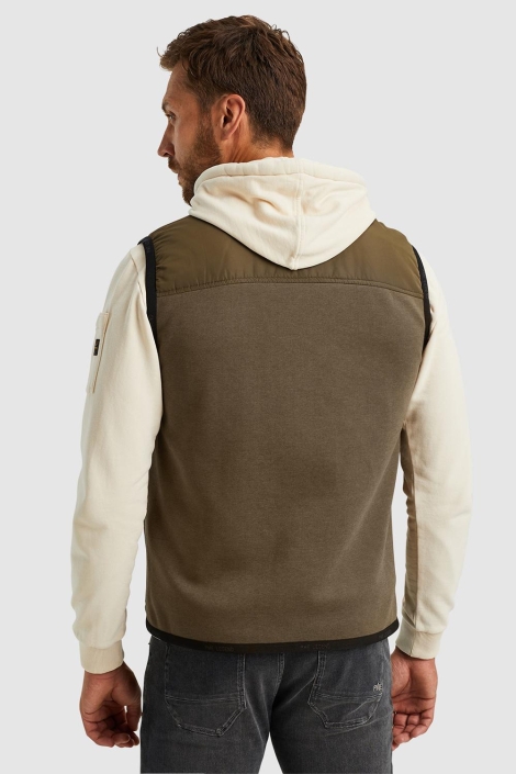 PME legend groene heren jas | Model achteraanzicht