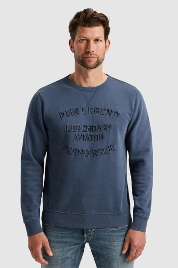 PME legend Trui SWEATSHIRT MET ARTWORK PSW2411481 5054