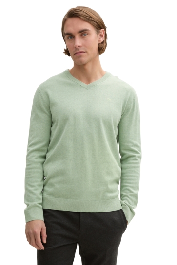 Tom Tailor Trui GEBREIDE TRUI MET V HALS 1039811XX10 37098