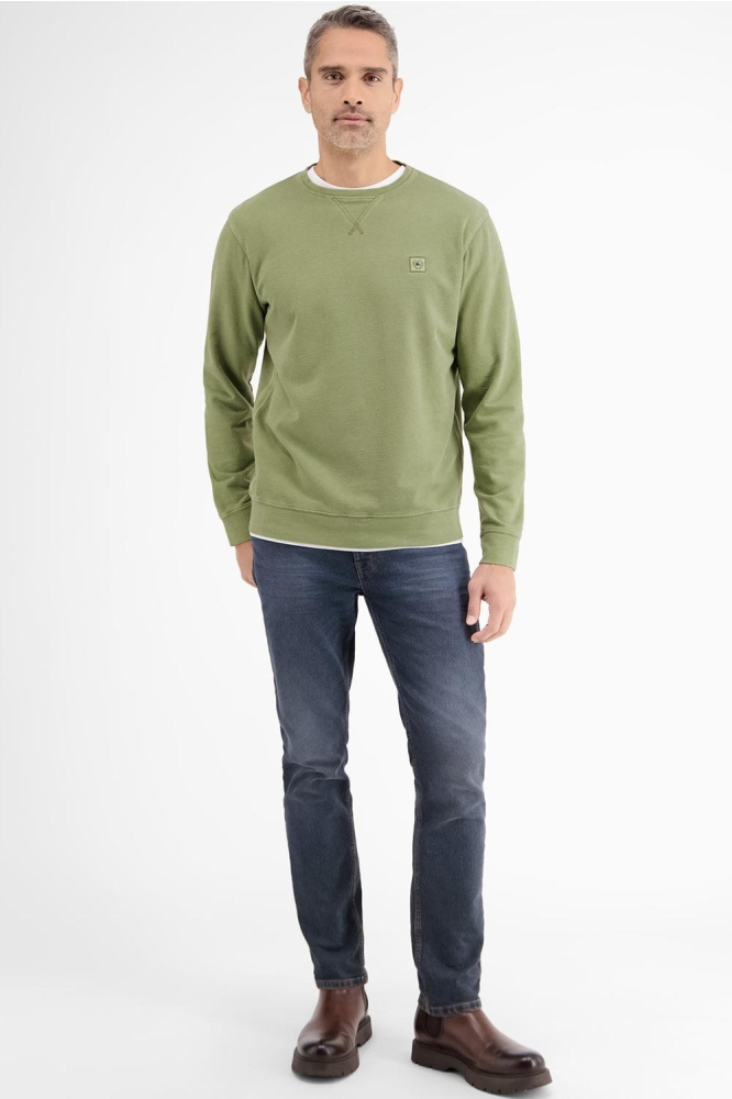 Lerros groene heren trui | Model