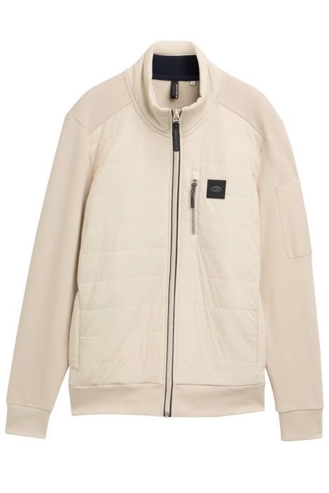 Tom Tailor beige heren vest | Vooraanzicht