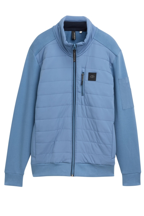 Tom Tailor blauwe heren vest | Vooraanzicht