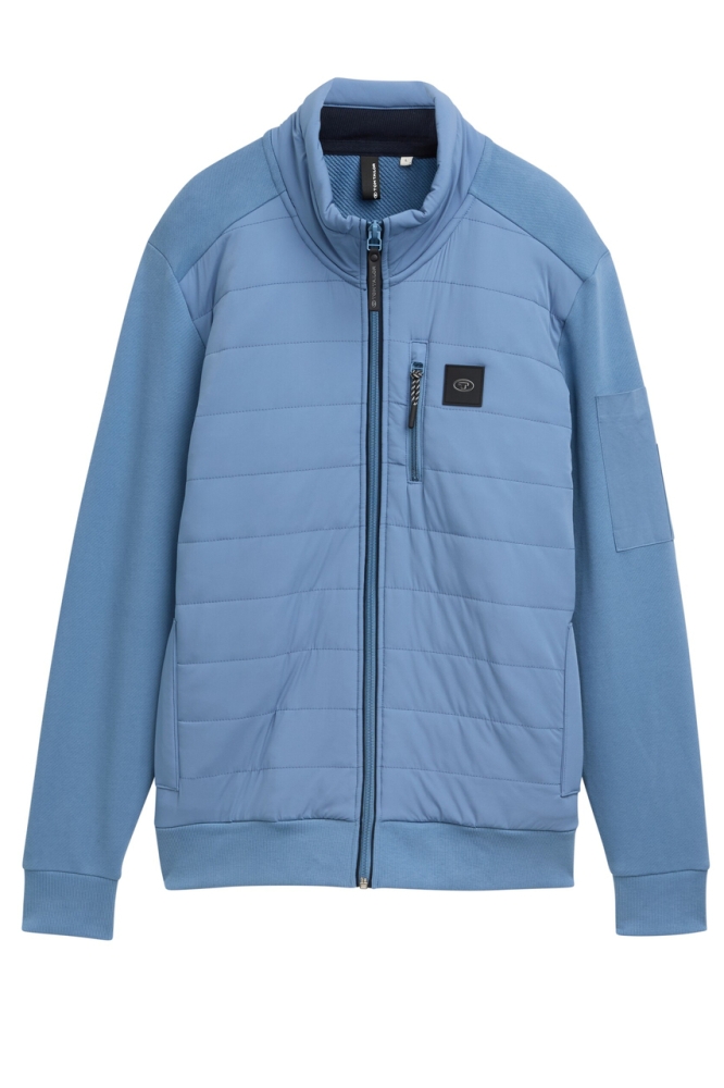 Tom Tailor blauwe heren vest | Vooraanzicht