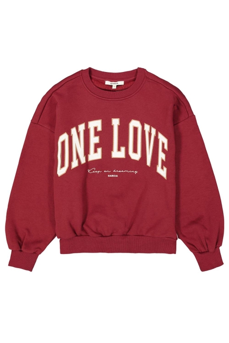 Garcia bordeaux dames sweater | Vooraanzicht