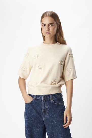 Object OBJLANEY RUBIN SS PULLOVER NOOS 23046234 SANDSHELL/SANDSHELL