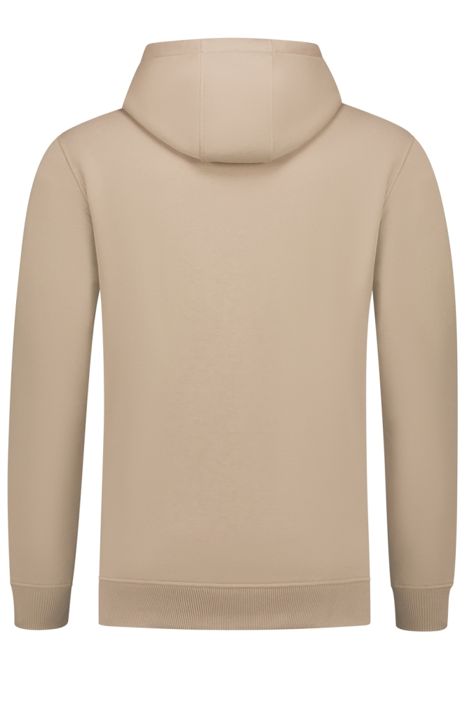Ballin taupe heren sweater | Achteraanzicht