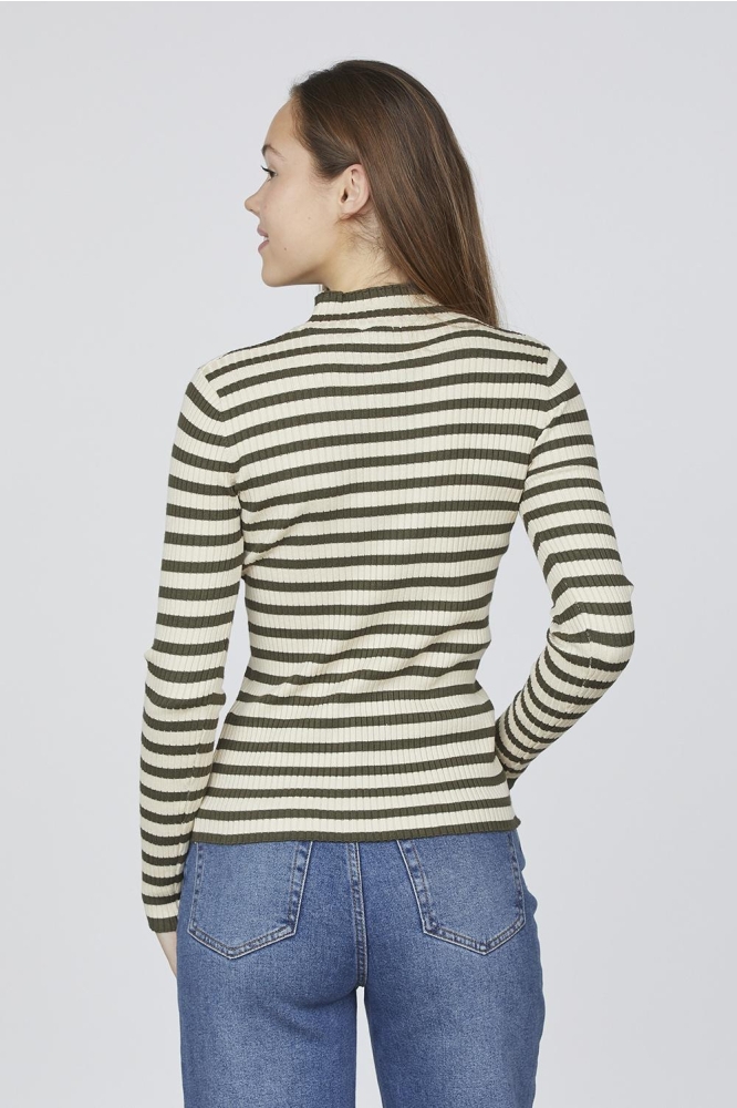 SisterS point beige dames t-shirt | Model achteraanzicht