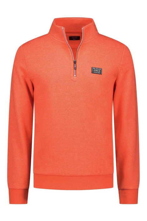 NZA oranje heren sweater | Vooraanzicht