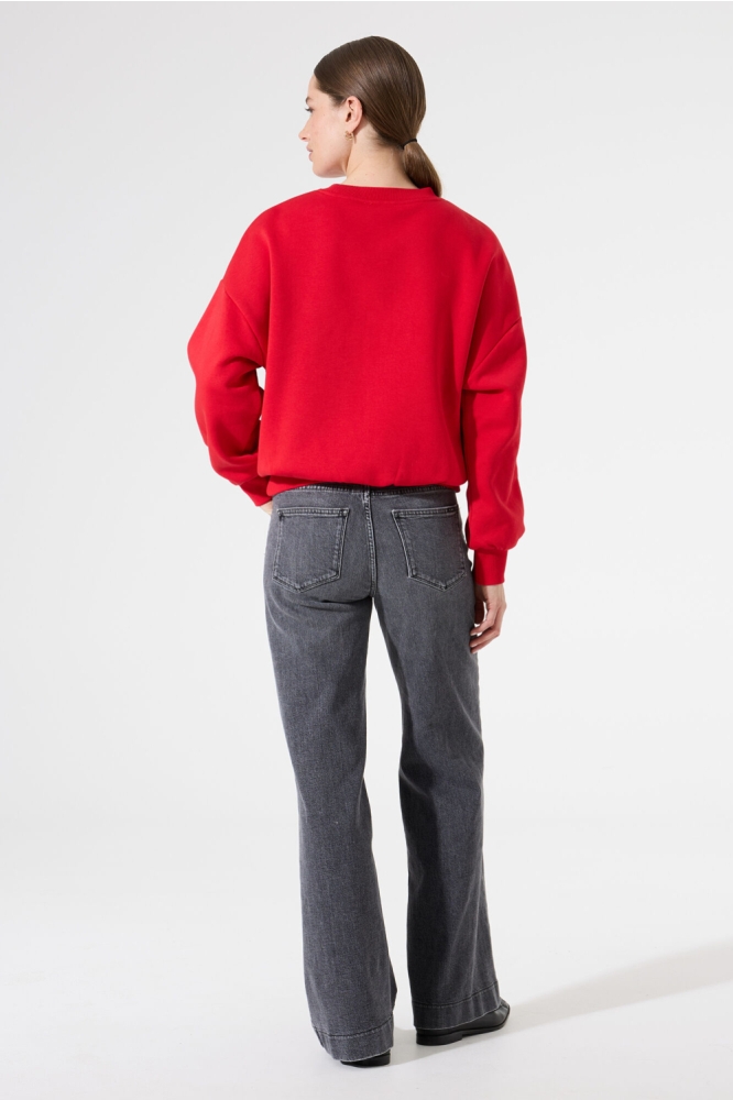 Garcia rode dames sweater | Model