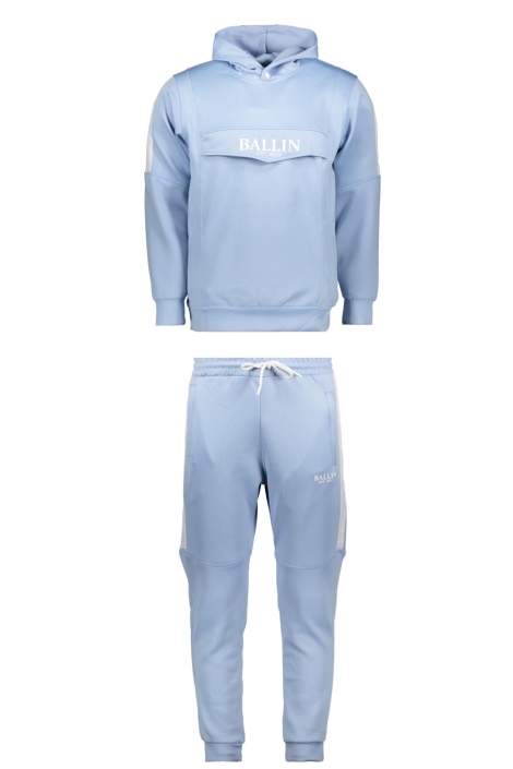 Ballin blauwe heren sweater | Vooraanzicht