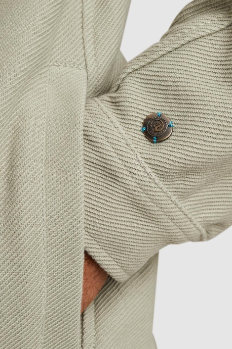 Cast Iron button jacket twill sweat