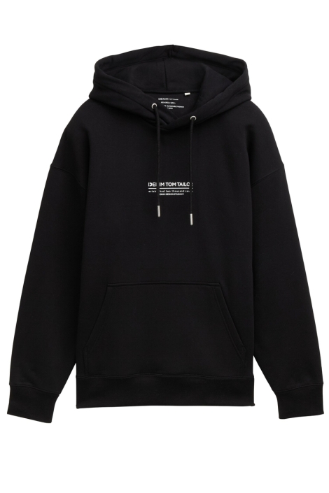 Tom Tailor zwarte heren sweater | Vooraanzicht