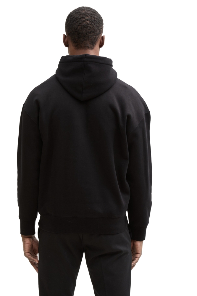Tom Tailor zwarte heren sweater | Model achteraanzicht