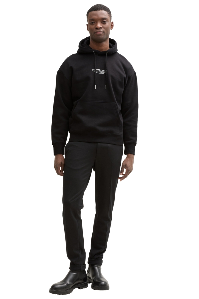 Tom Tailor zwarte heren sweater | Model