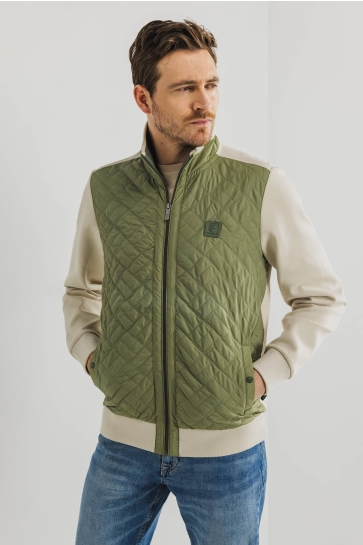 State of Art Vest SWEATVEST MET GESTEPTE VOORZIJDE 56115510 1437