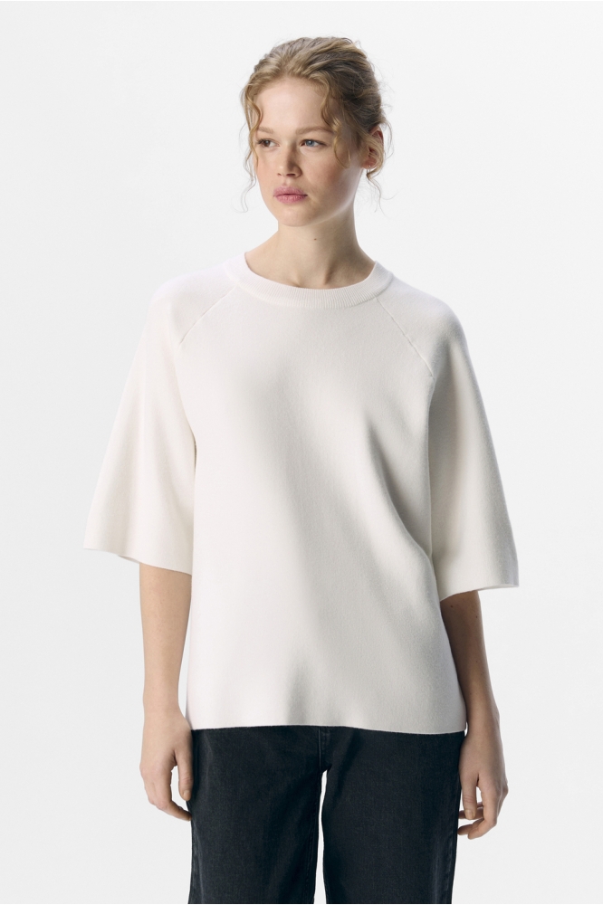 Object beige dames trui | Model