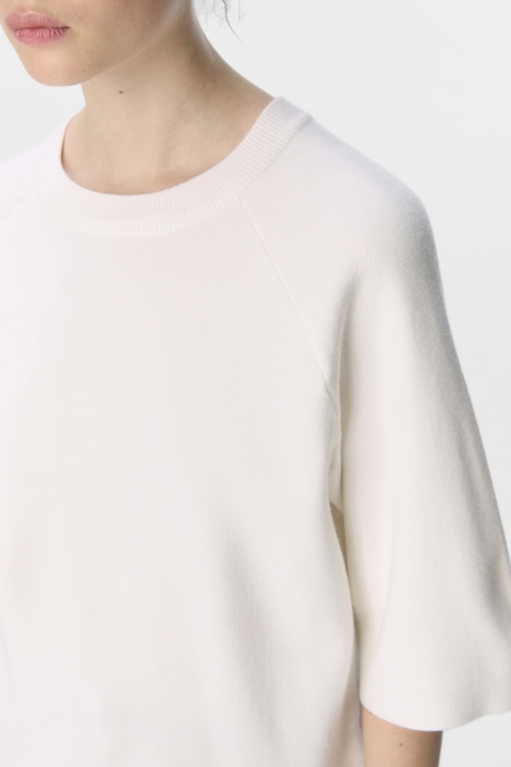 Object beige dames trui | Close up