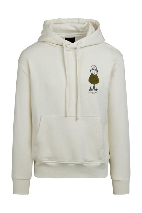 Cruyff beige heren sweater | Model vooraanzicht
