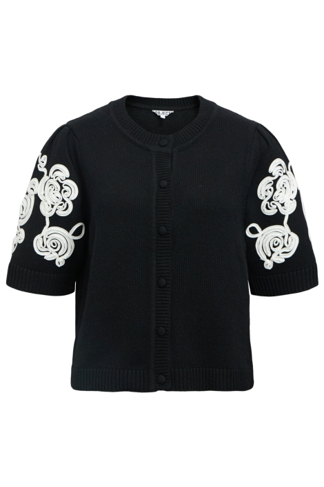 Object zwarte dames vest | Vooraanzicht