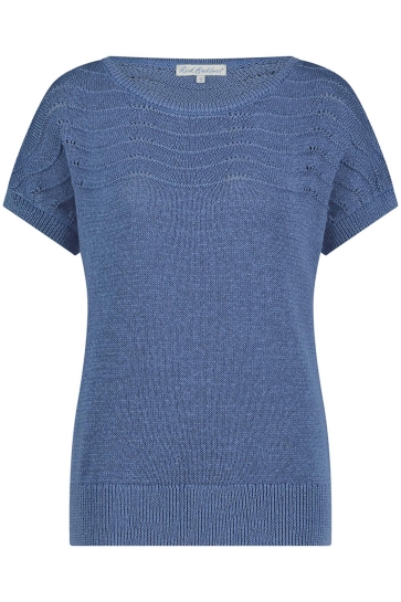 Red Button T-shirt JERRY TOP SRB4483 FADED BLUE