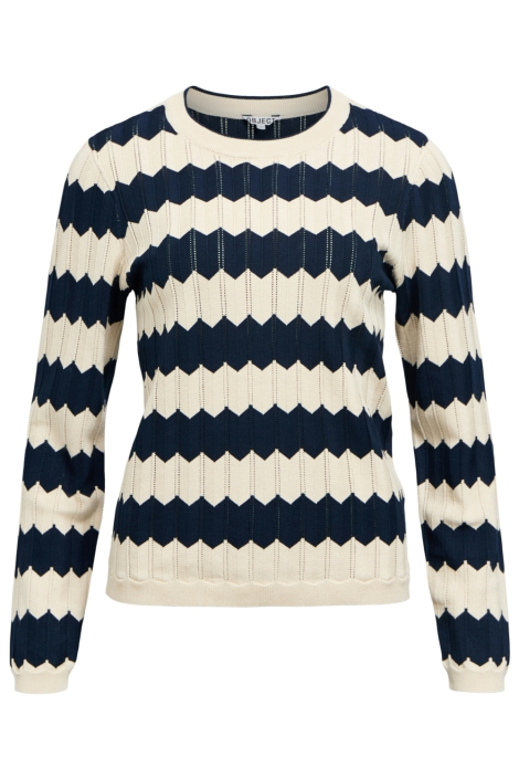Object beige dames trui | Vooraanzicht