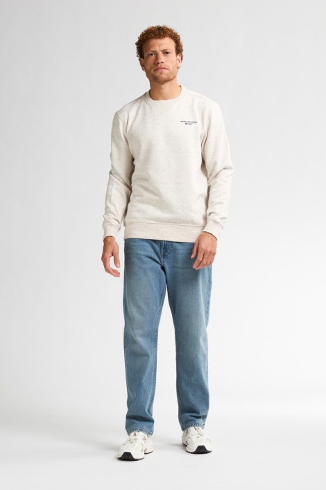 Petrol Industries grijze heren sweater | Model