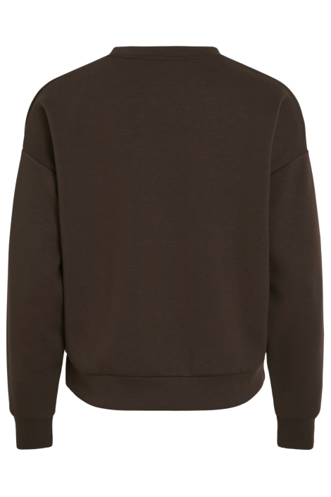 Vila bruine dames sweater | Achteraanzicht