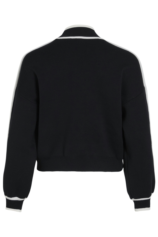 Vila zwarte dames trui | Achteraanzicht