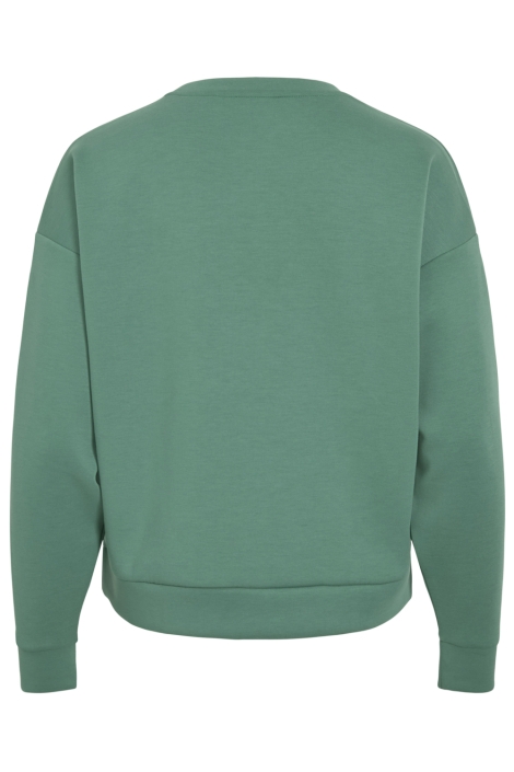Vila groene dames sweater | Achteraanzicht