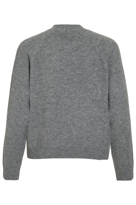 Vila grijze dames trui | Achteraanzicht