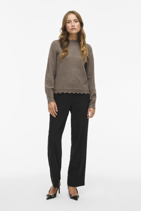 Vila camel dames trui | Model