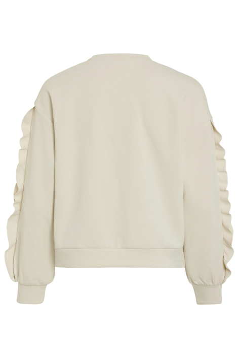 Vila beige dames sweater | Achteraanzicht