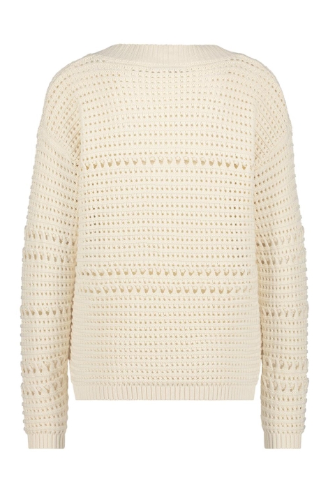 Red Button beige dames trui | Achteraanzicht