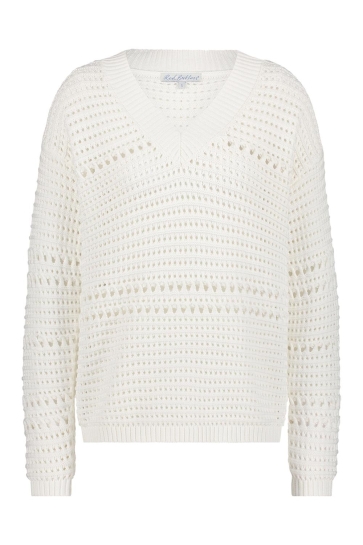 Red Button Trui FAY AJOUR SRB4553 OFF WHITE