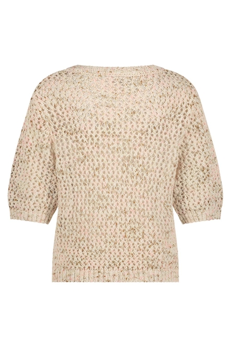 Red Button beige dames trui | Achteraanzicht