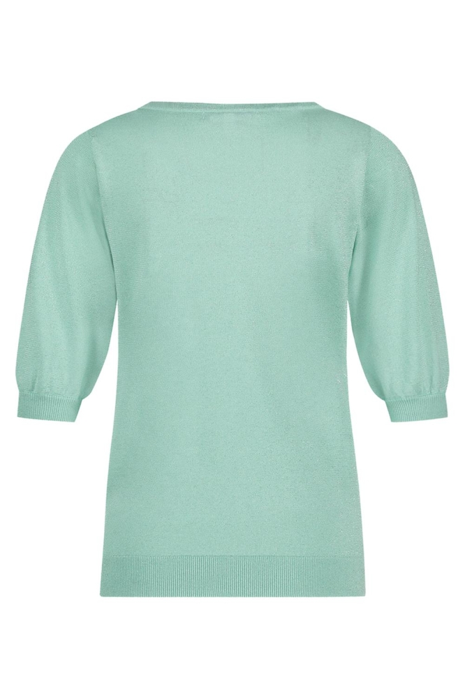 Red Button groene dames t-shirt | Achteraanzicht