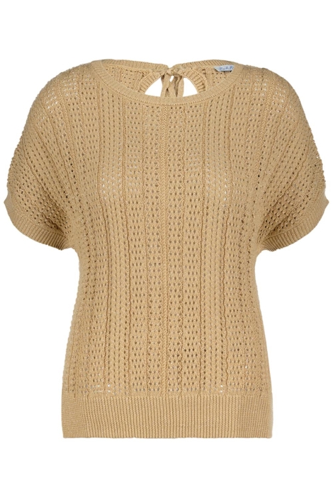 Red Button camel dames t-shirt | Vooraanzicht