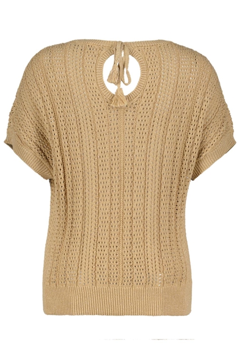 Red Button camel dames t-shirt | Achteraanzicht