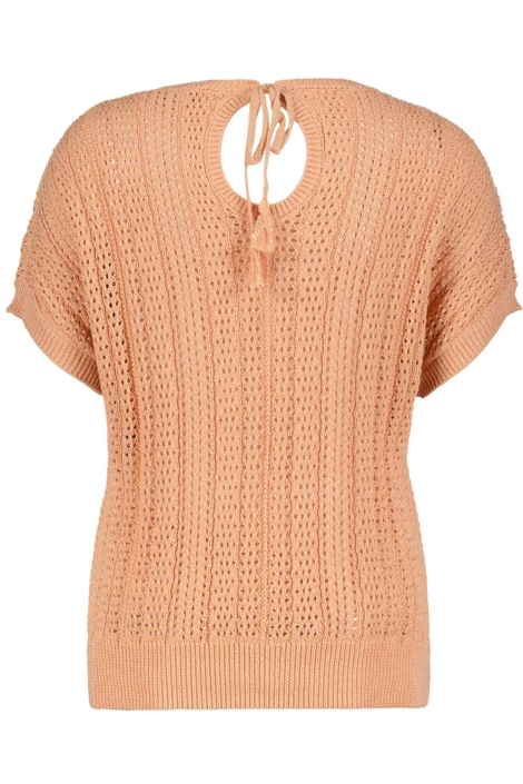 Red Button oranje dames t-shirt | Achteraanzicht