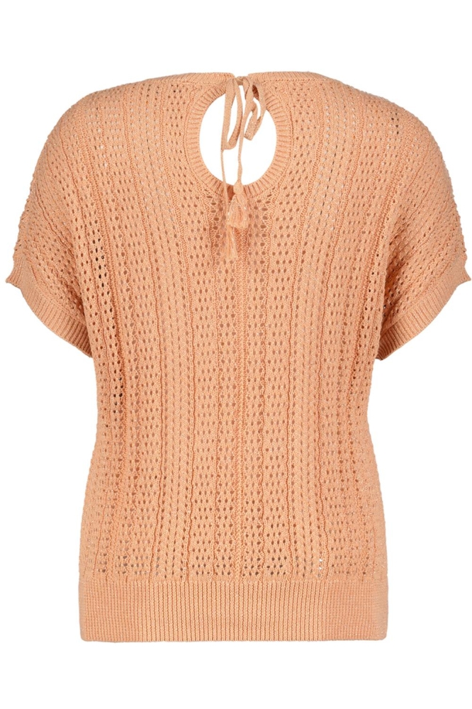 Red Button oranje dames t-shirt | Achteraanzicht