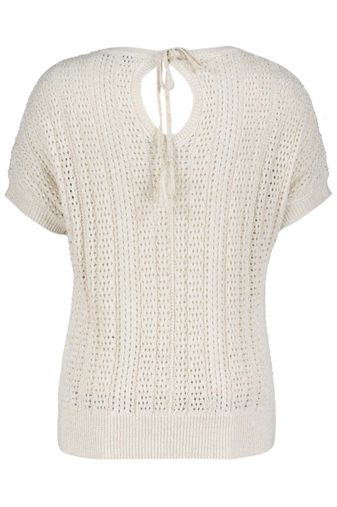 Red Button beige dames t-shirt | Achteraanzicht