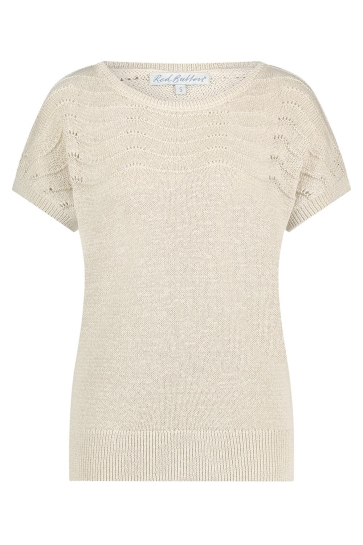 Red Button T-shirt JERRY TOP SRB4483 PEARL