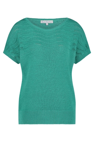 Red Button T-shirt JERRY TOP SRB4483 AQUA